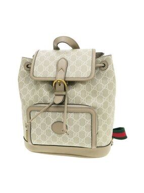 Gucci Interlocking Backpack Beige
